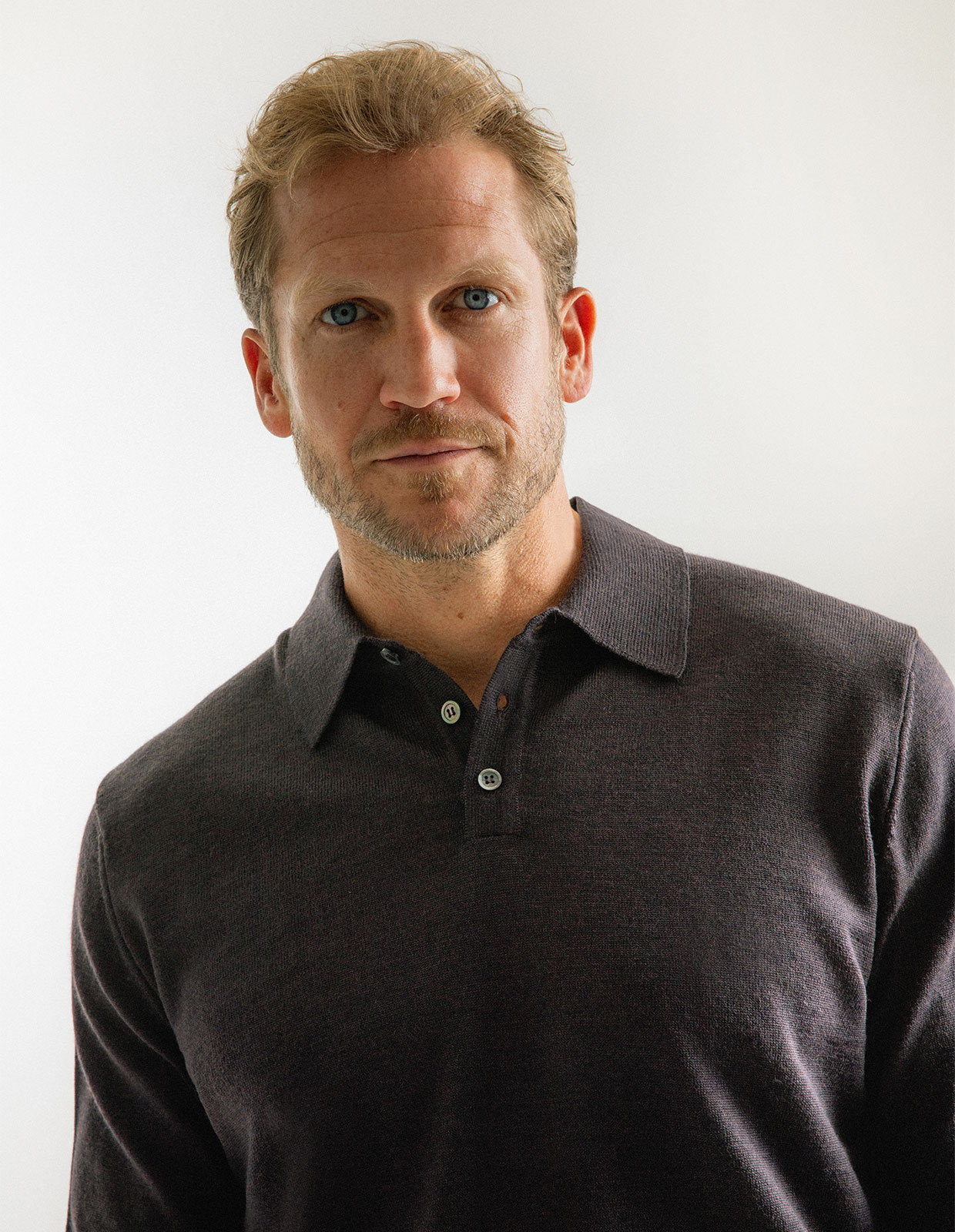 Poloshirt Merino Brun Stl 3XL