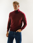 Roll Neck Merino Bordeaux Stl 3XL