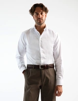 Slim Fit Skjorta Bomull White