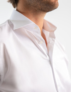 Slim Fit Skjorta Bomull White Stl 38