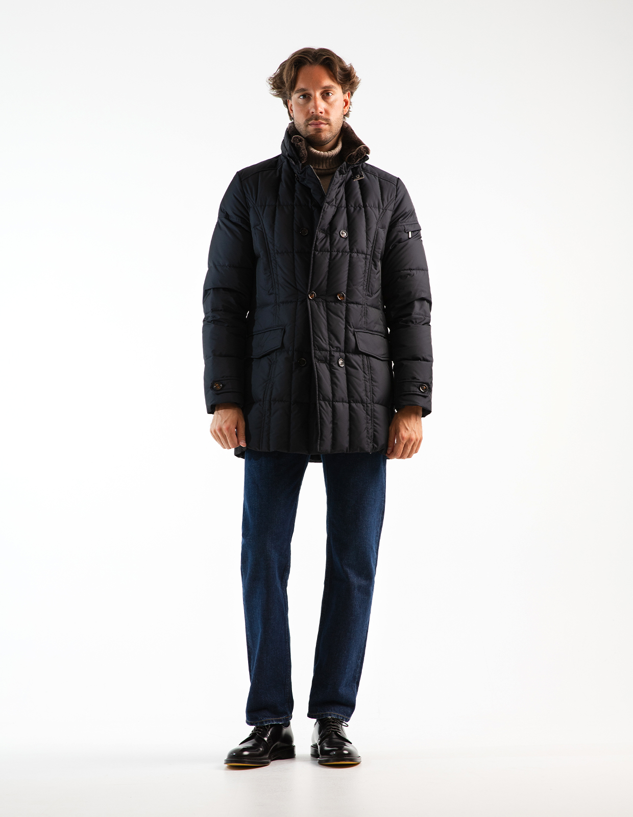 Morris Jacka Marinblå