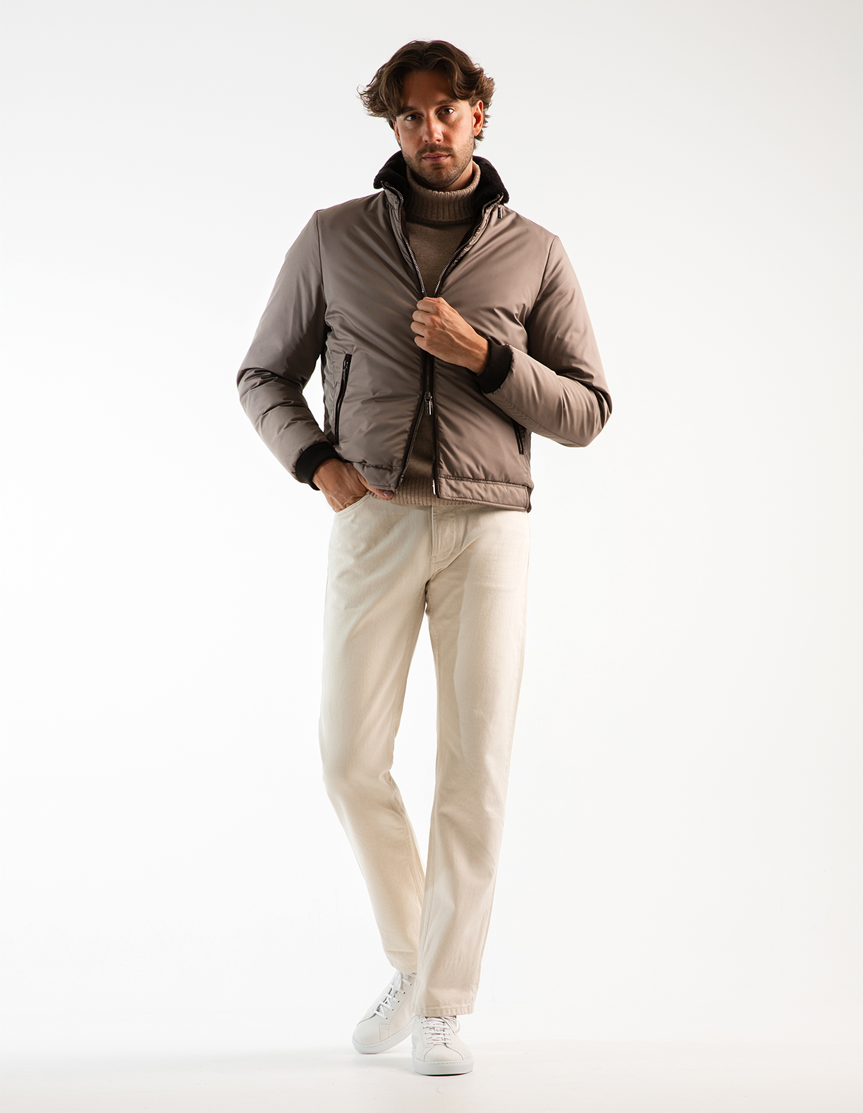 Celotti LAM-WK Bomber Jacka Beige Stl 52