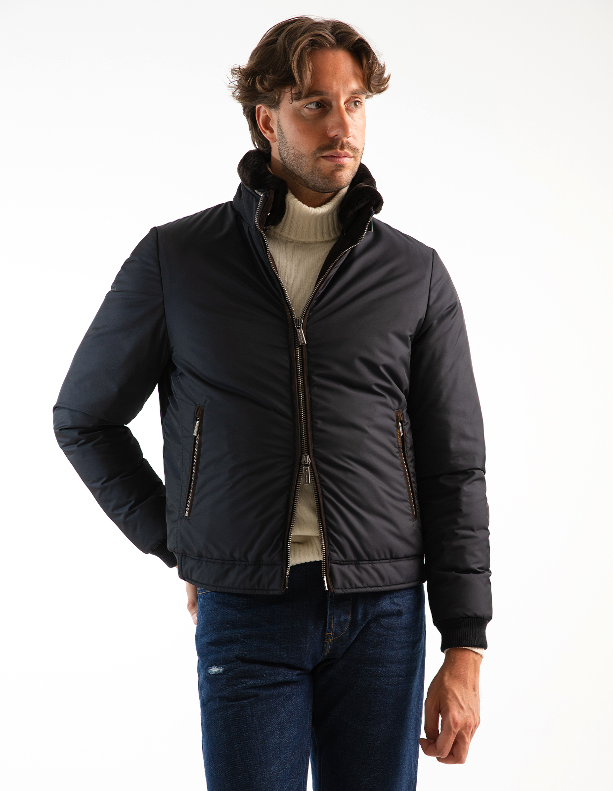 Celotti LAM-WK Bomber Jacka Navy Stl 56