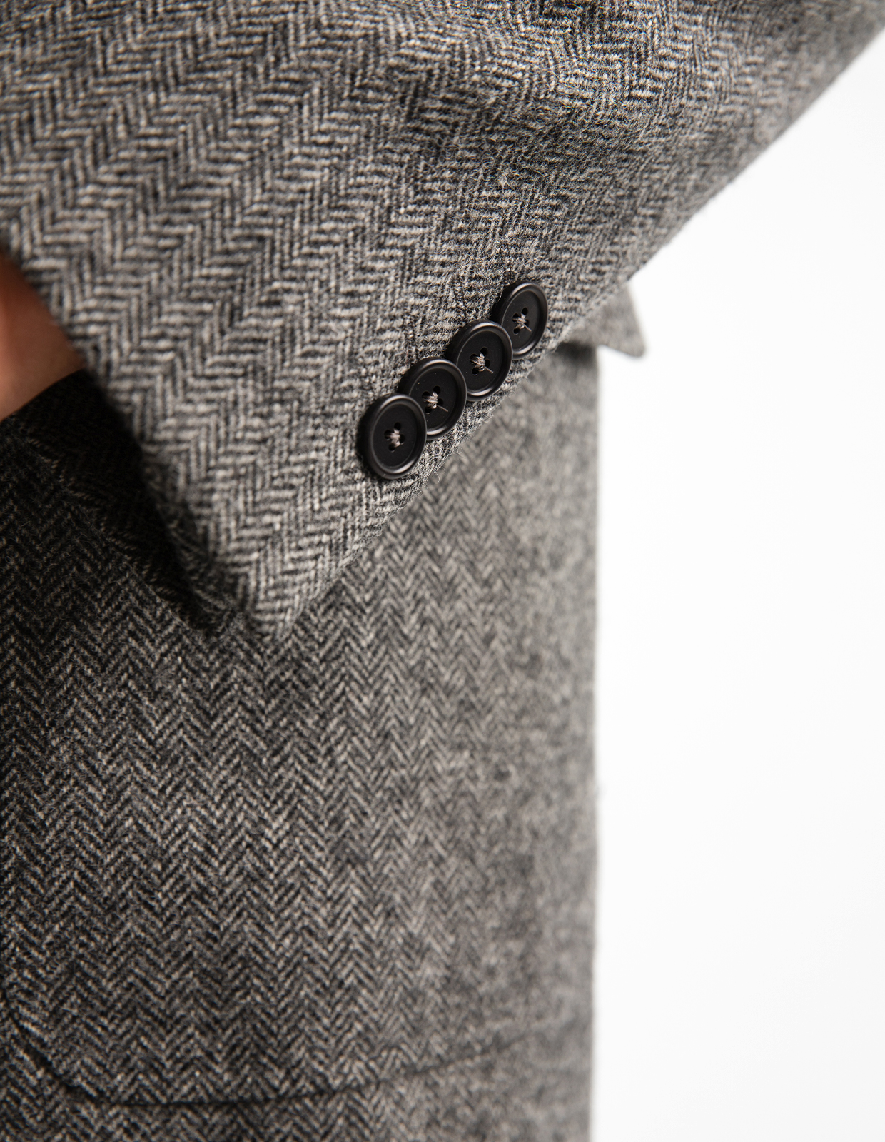 Firenze Rock Tweed Fiskben Grå 50