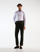 Slim Fit Skjorta Pinpoint Oxford Ljuslila