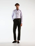Slim Fit Skjorta Pinpoint Oxford Ljuslila