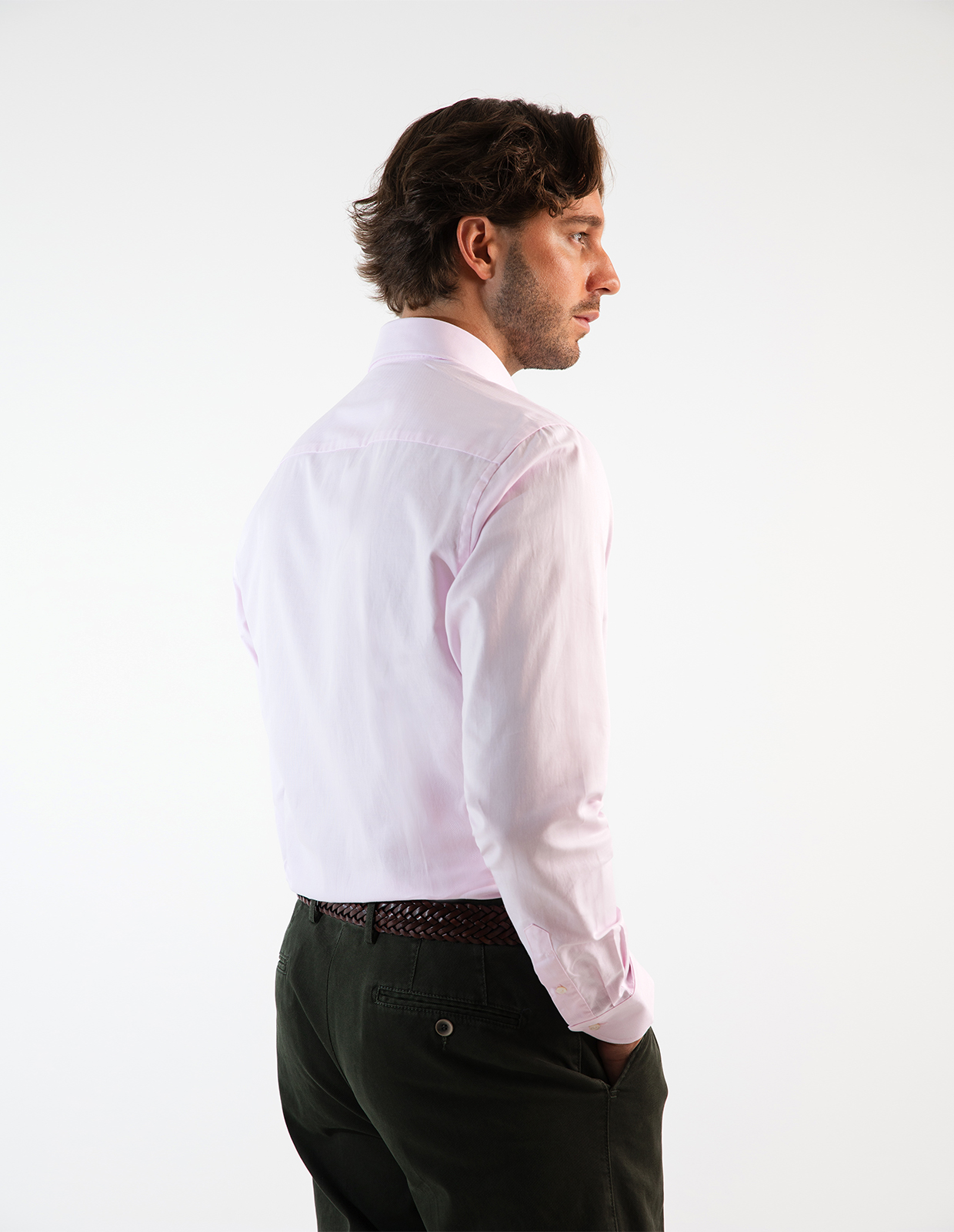 Slim Fit Skjorta Royal Oxford Ljusrosa Stl 39