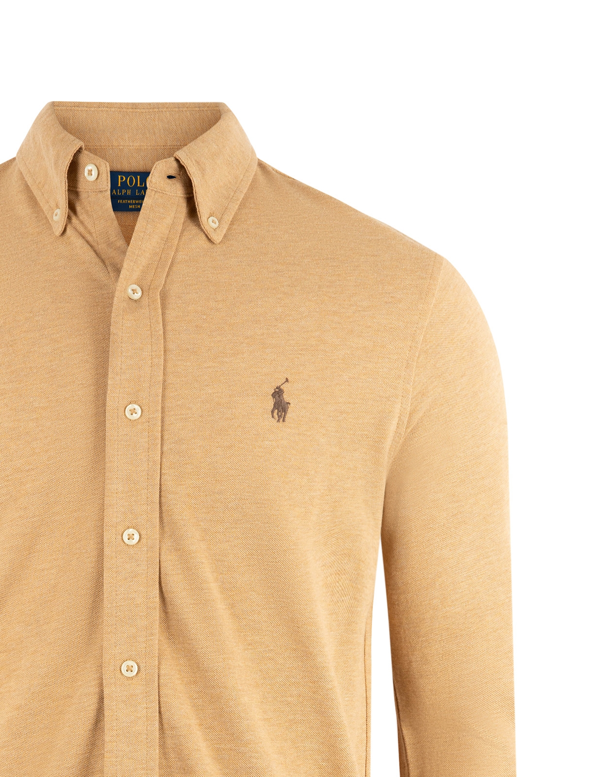 Mesh Skjorta Beige