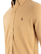 Mesh Skjorta Beige