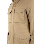 Field Jacket Torrvaxad Bomull Vintage Beige