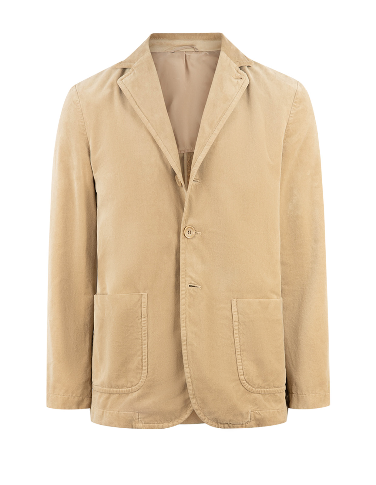 Casual Kavaj Bomull Mollskinn Beige