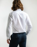 Slim Fit Skjorta Royal Oxford Vit Stl 38