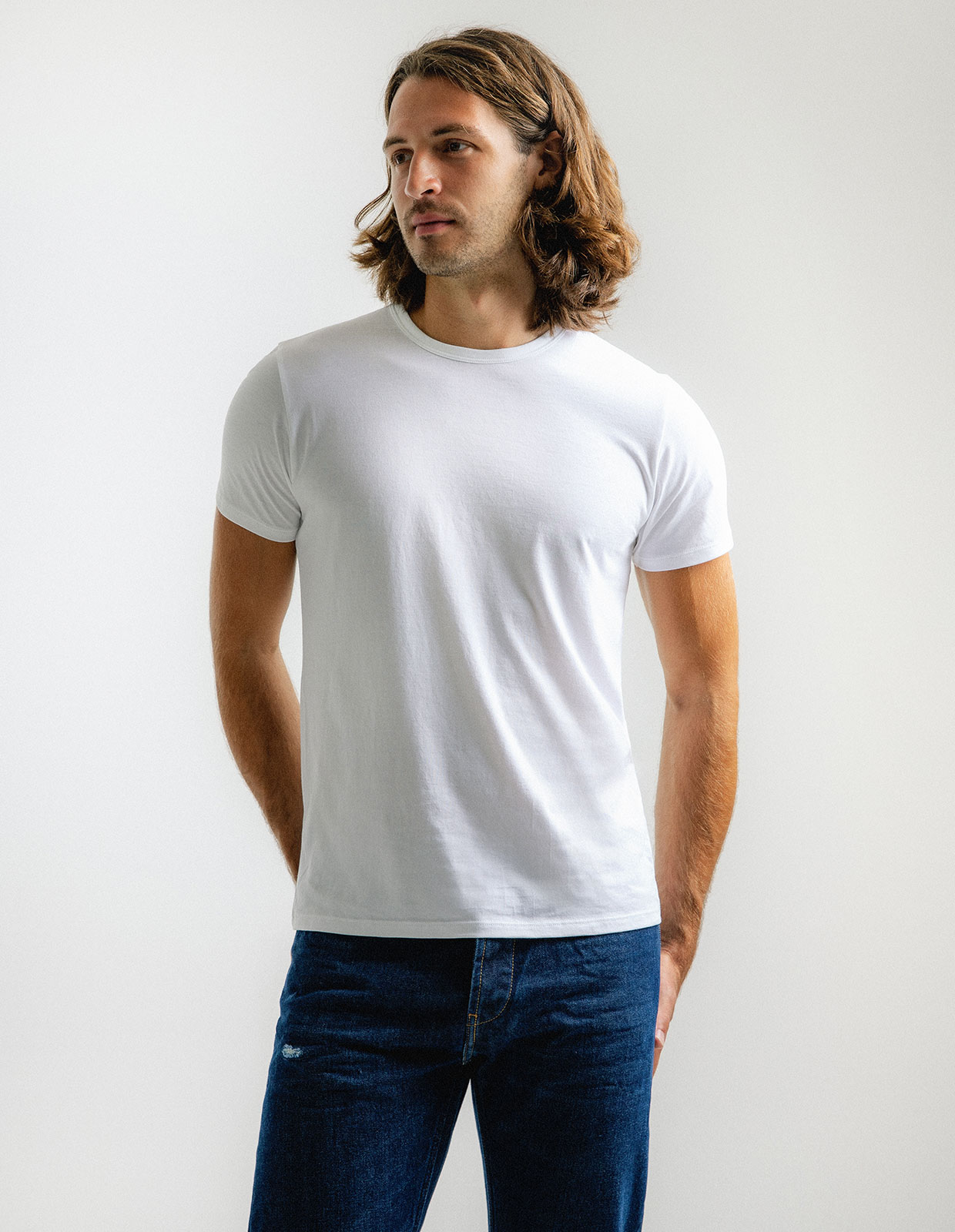 T-shirt Pimabomull Vit