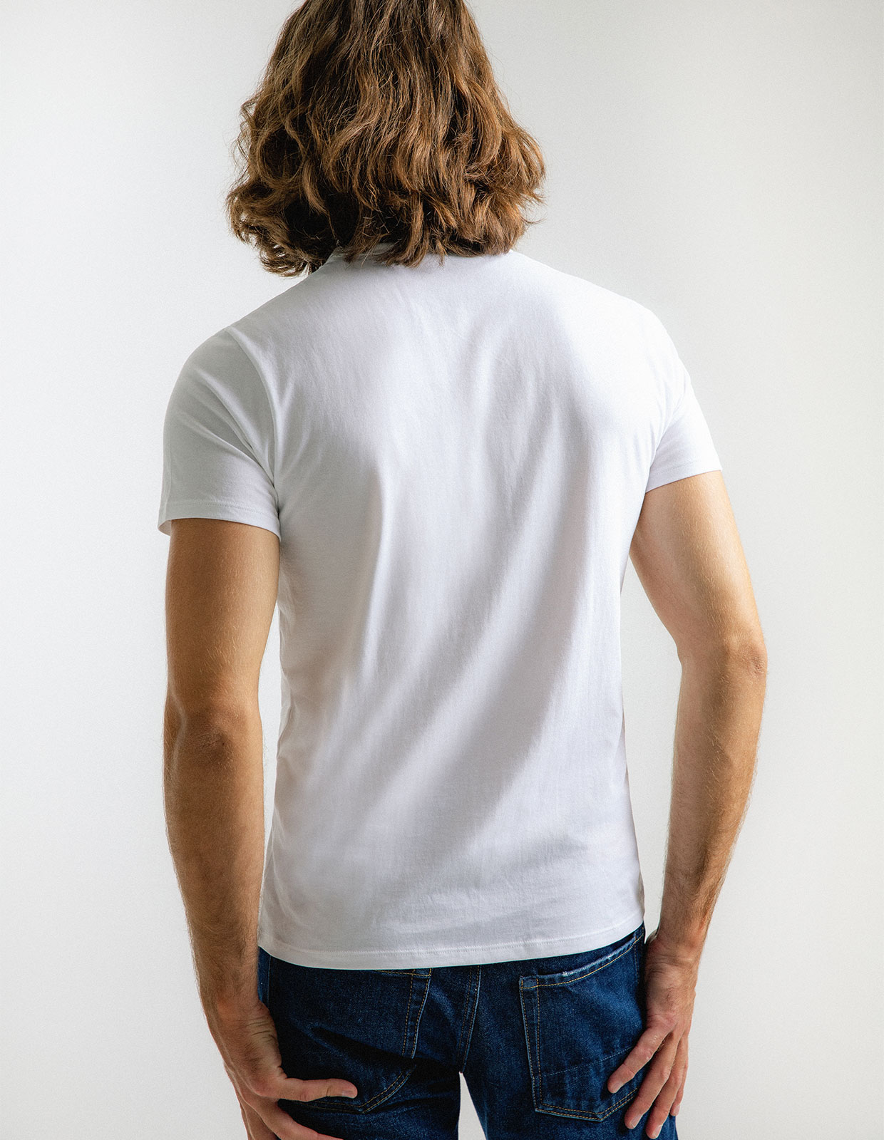 T-shirt Pimabomull Vit Stl XL