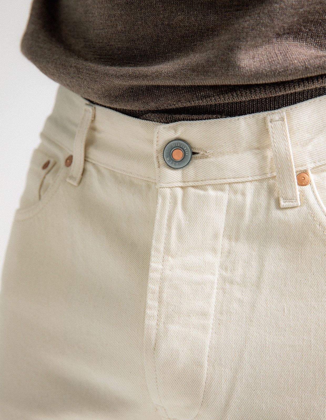 Davide Regular Selvedge Denim Ecru