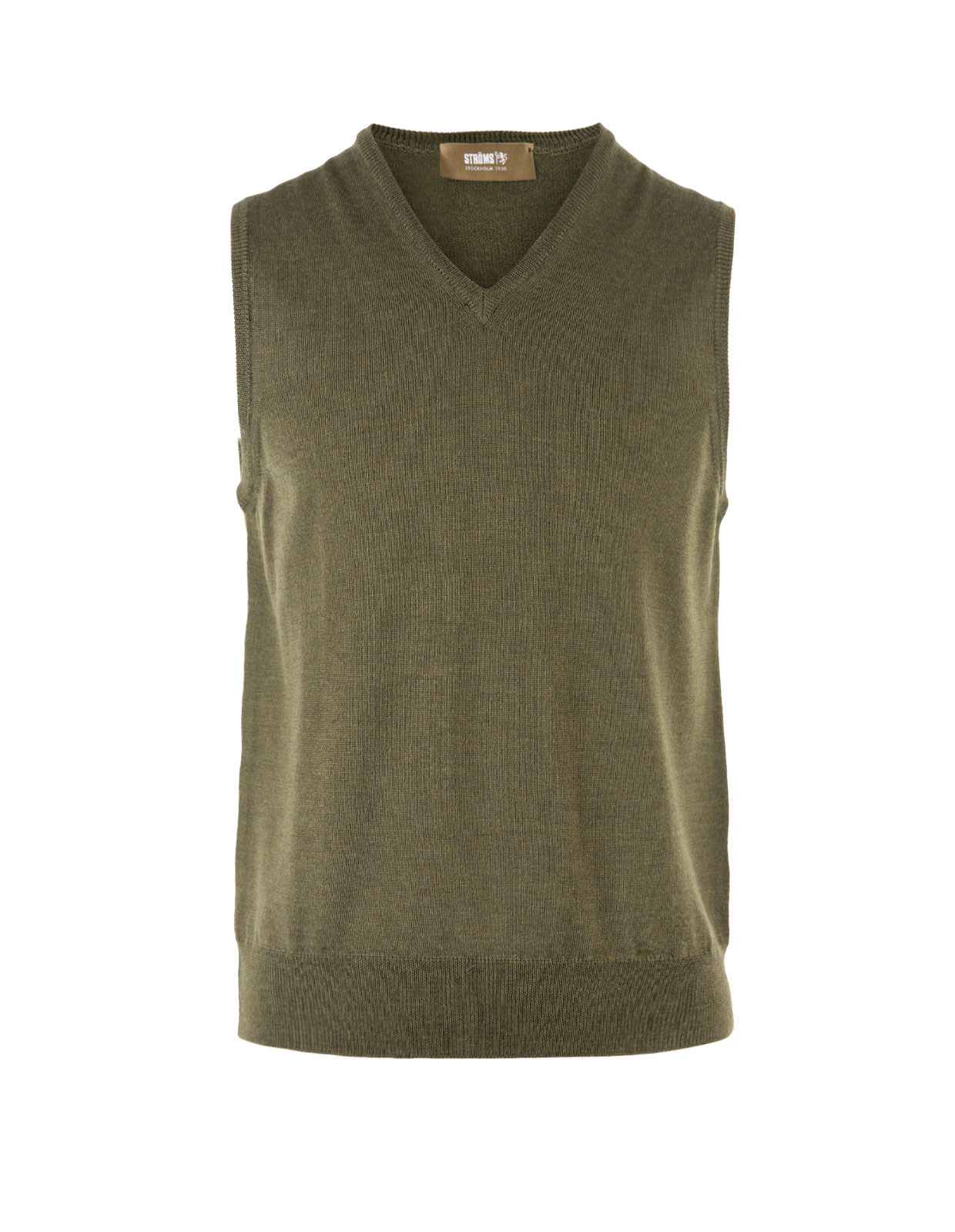 Slipover Merino Olive Green