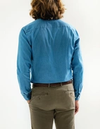 Slim Fit Skjorta Denim Blå 39