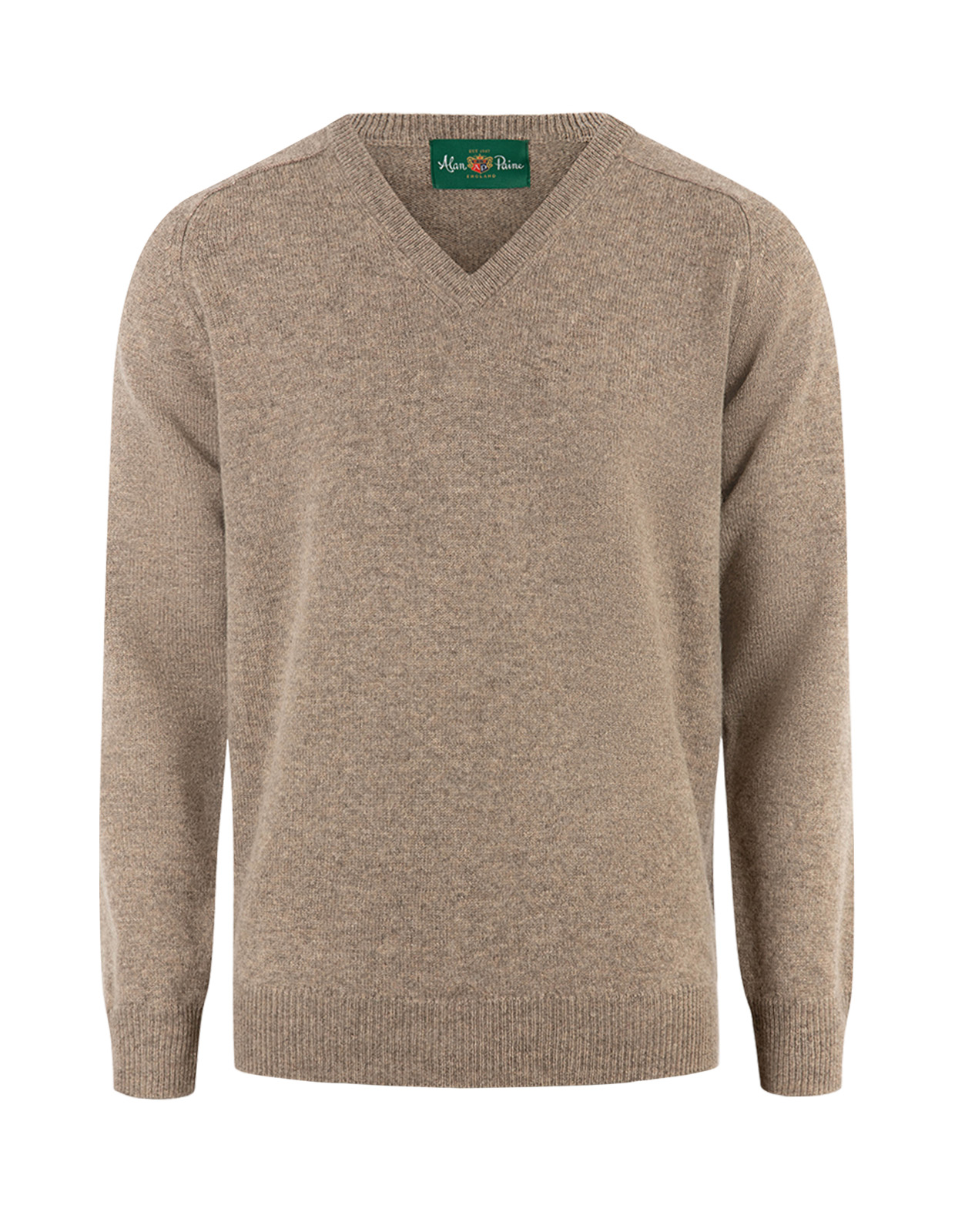 Kilsyth Tröja Lammull Gråbeige