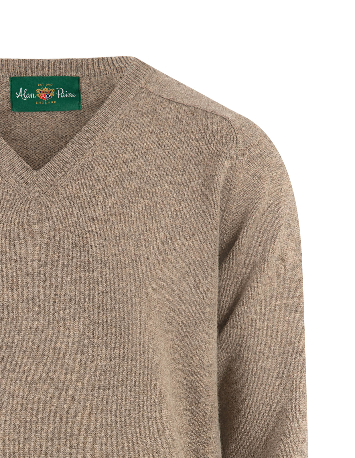 Kilsyth Tröja Lammull Gråbeige 58