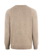 Lenzie Tröja Lammull Gråbeige