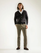 Cardigan Merinoull Brun 3XL