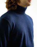 Polotröja Cashmere Mörkblå