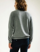 Polotröja Cashmere Melerad Grå