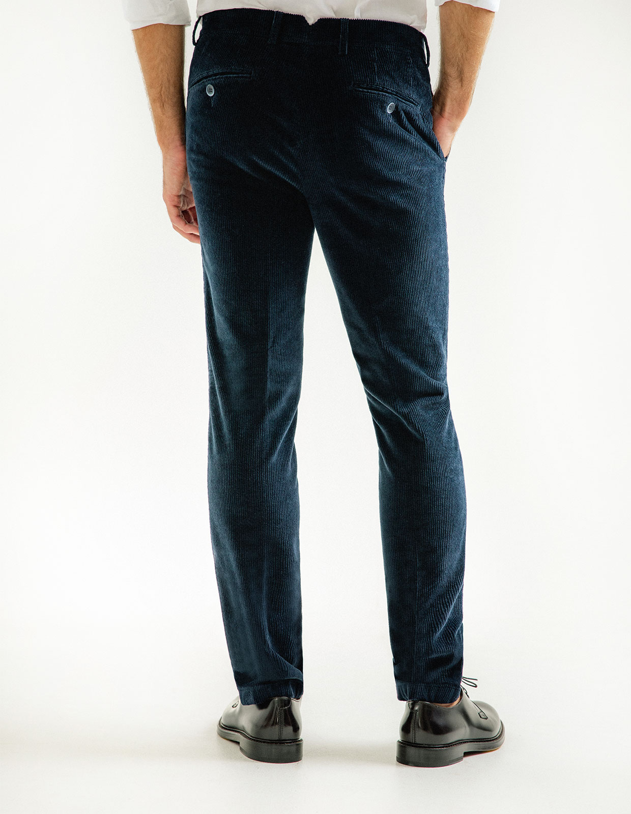 Manchesterbyxa Regular Fit Navy