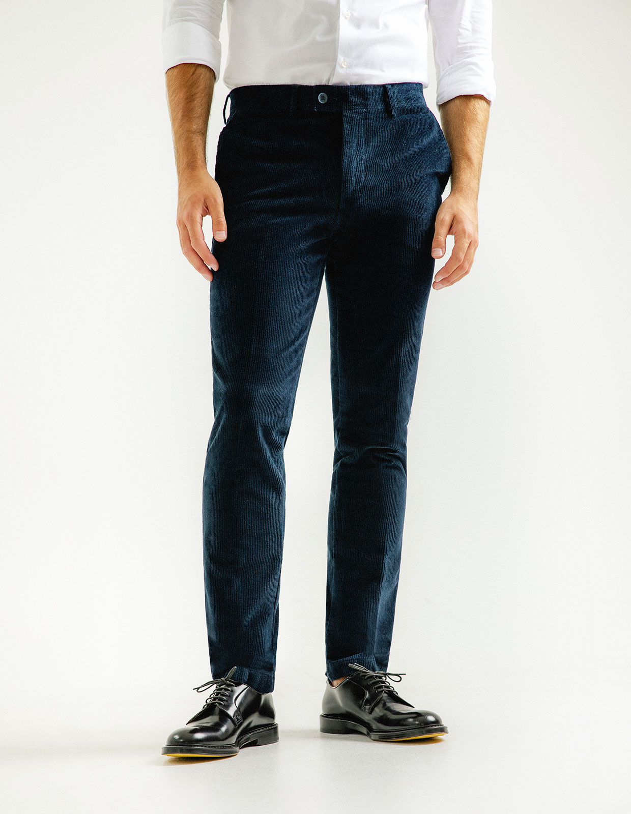 Manchesterbyxa Regular Fit Navy 54