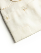 Regular Fit Skjorta Flanell Bomull Cashmere Benvit Stl 40