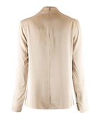 Ayumi Blus Siden Ljusbeige XL