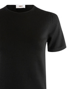 Top Merinoull Svart