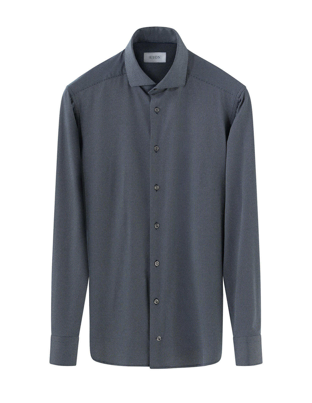 Contemporary Fit Fyrvägsstretch Textur Mörkgrå Stl 39