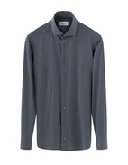 Contemporary Fit Fyrvägsstretch Textur Mörkgrå Stl 39
