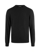 Rundhalsad Tröja Cashmere Svart