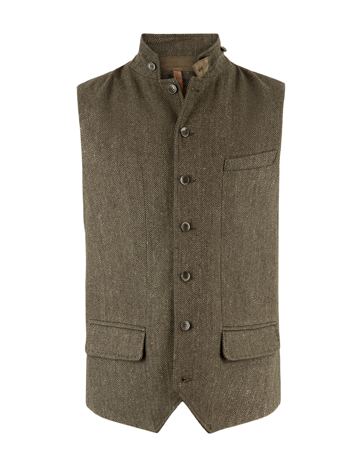 Dandy Tweed Väst Grön