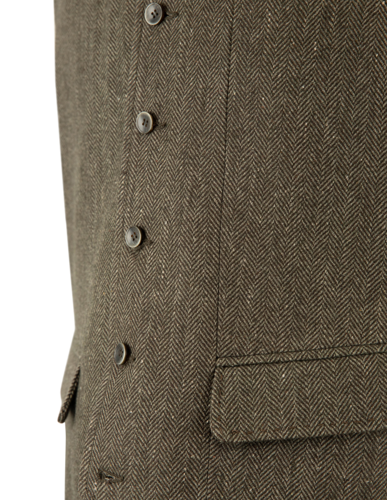 Dandy Tweed Väst Grön