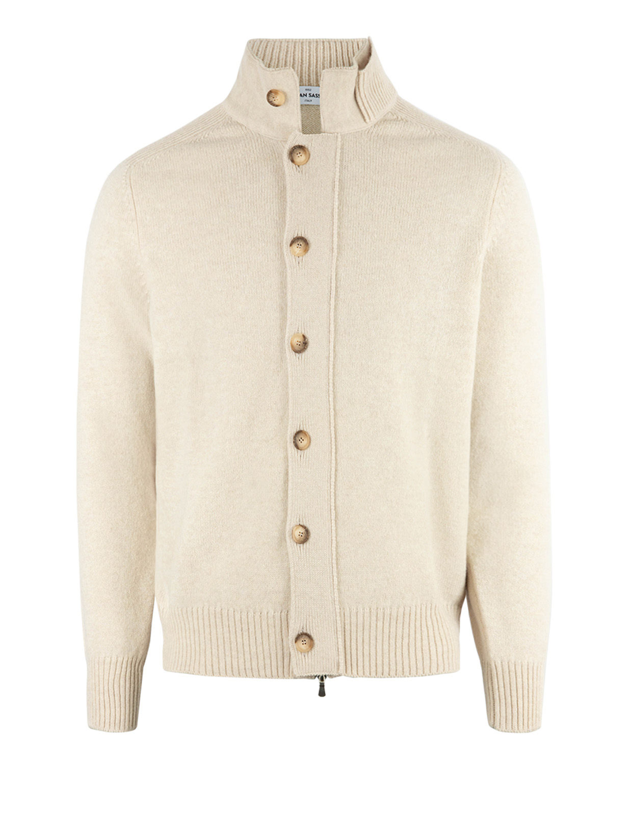 Vespa Giubbino Cardigan Ull Ljusbeige