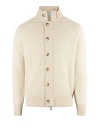 Vespa Giubbino Cardigan Ull Ljusbeige