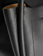 Marine M Väska Läder Svart One Size