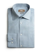 Regular Fit XLÄ Skjorta Flanell Bomull Cashmere Ljusblå XLÄ40