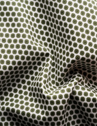 Slim Fit Skjorta Bomull Mikromönster Grön Stl 41