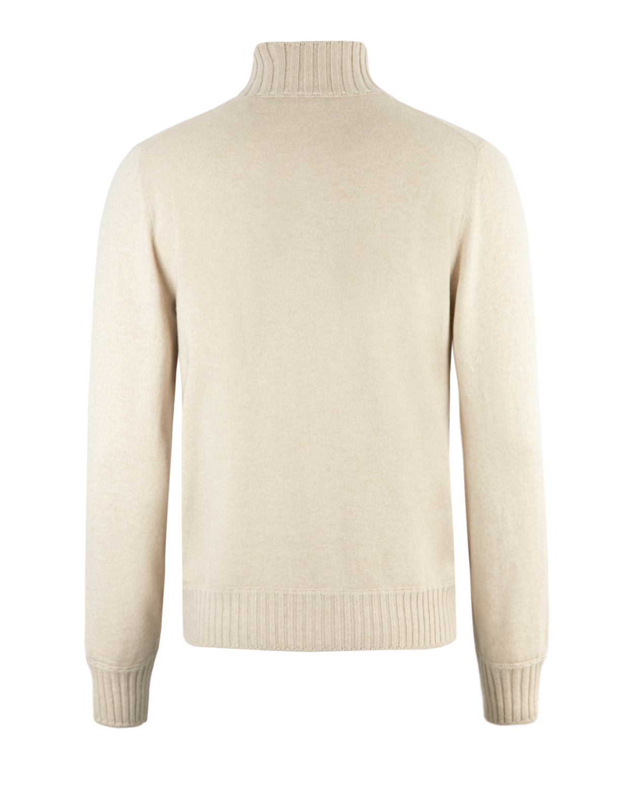 Full Zip Cardigan Cashmere Ljusbeige