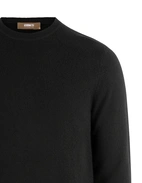 Tröja Rundhals Cashmere Svart