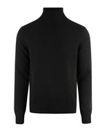 Polotröja Cashmere Svart Stl L