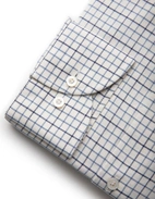 Regular Fit Skjorta Tattersall Vit/Blå 42