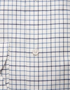 Regular Fit Skjorta Tattersall Vit/Blå 42