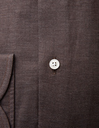 Slim Fit Extra Lång Skjorta Bomull Cashmere Brun XLÄ39