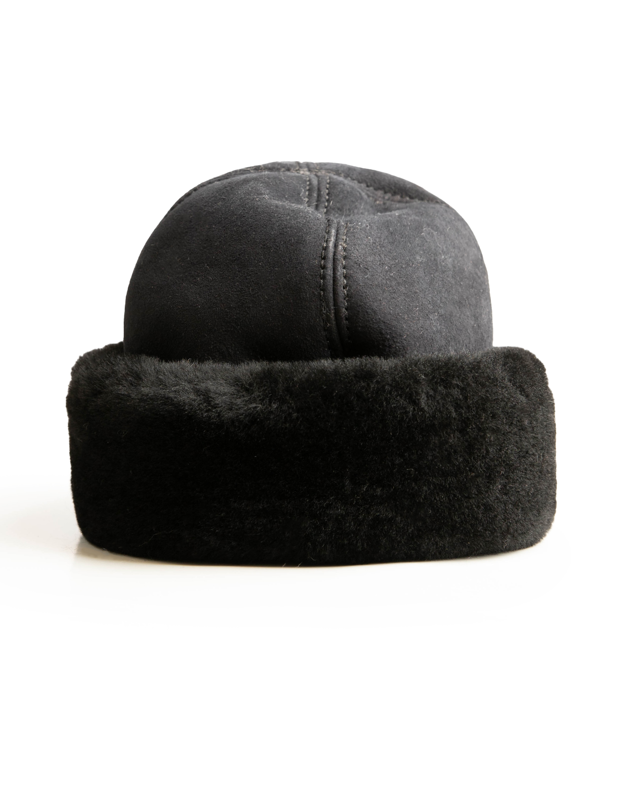 Harka Mössa Fårskinn Svart