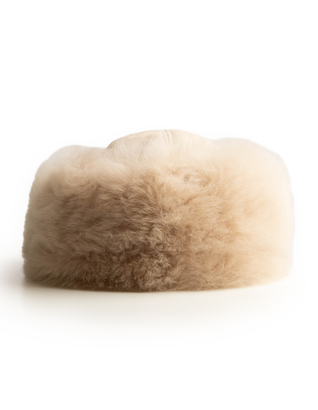 Zermat Mössa Fårskinn Ljusbeige